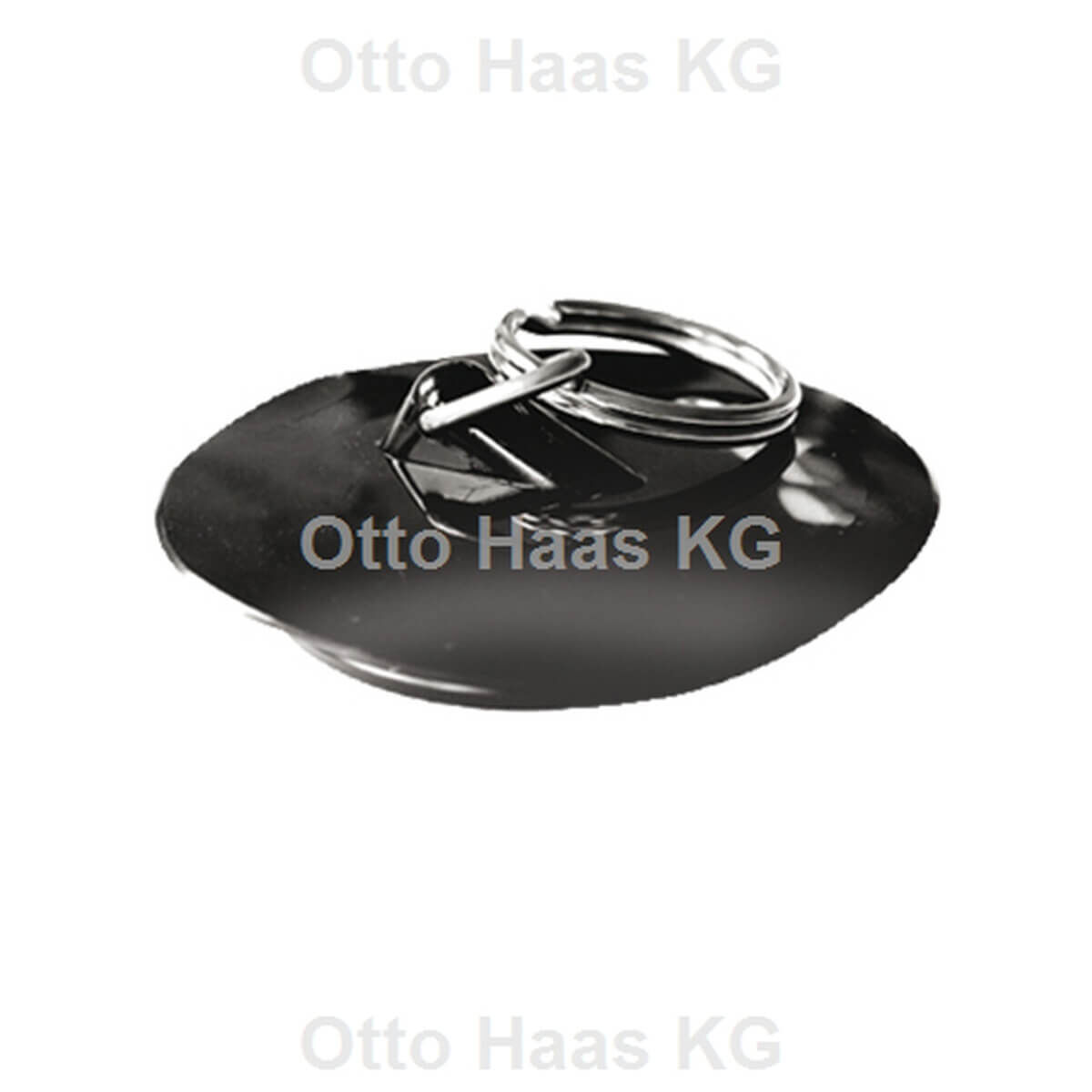 Haas Ventilstopfen 1 1/2" mit Splintring 30 mm 45,5 mm schwarz