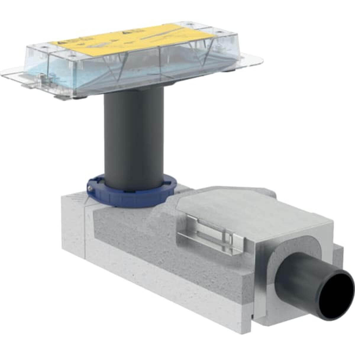 Geberit Rohbauset CleanLine Ø 50 mm Duschrinne, Höhe 90–220 mm