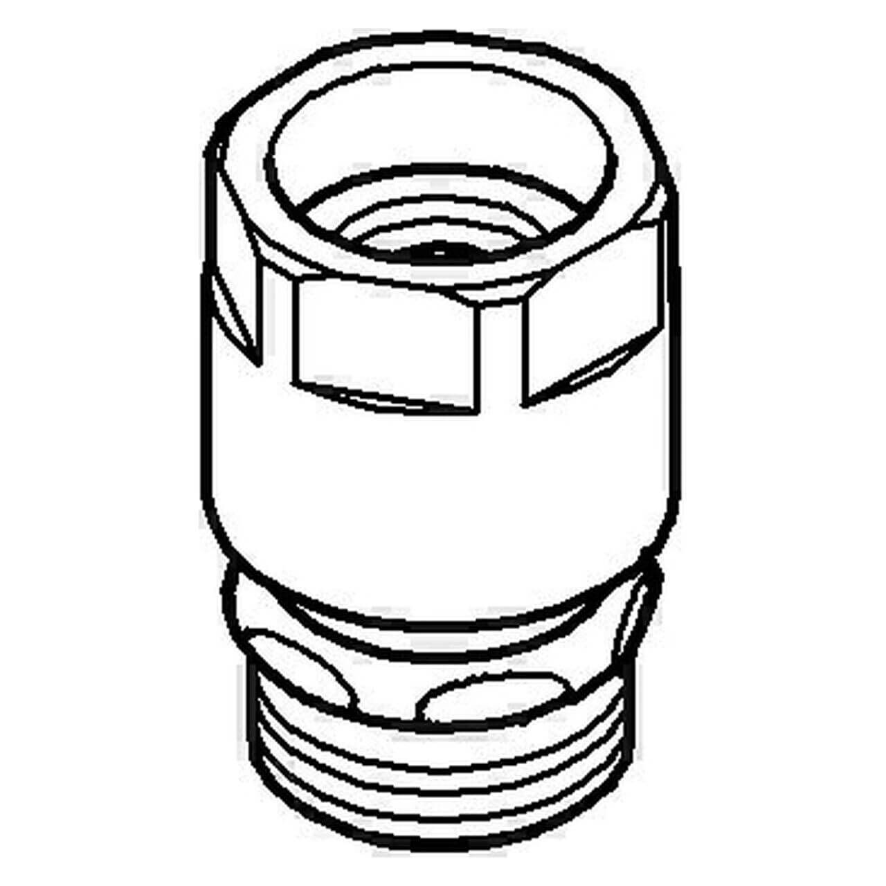 Grohe Rohrbelüfter 3/4 Zoll Chrom