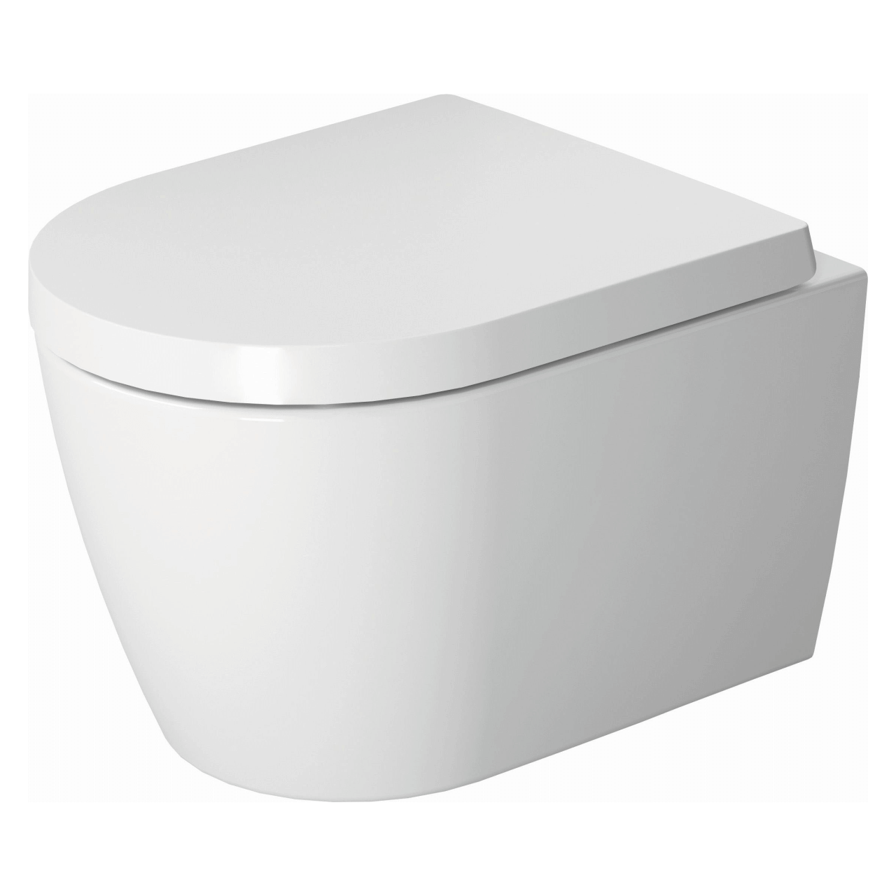 Duravit Wand-Tiefspül-WC Compact Me by Starck 37x48 cm Rimless Weiß WonderGliss (25300900001)