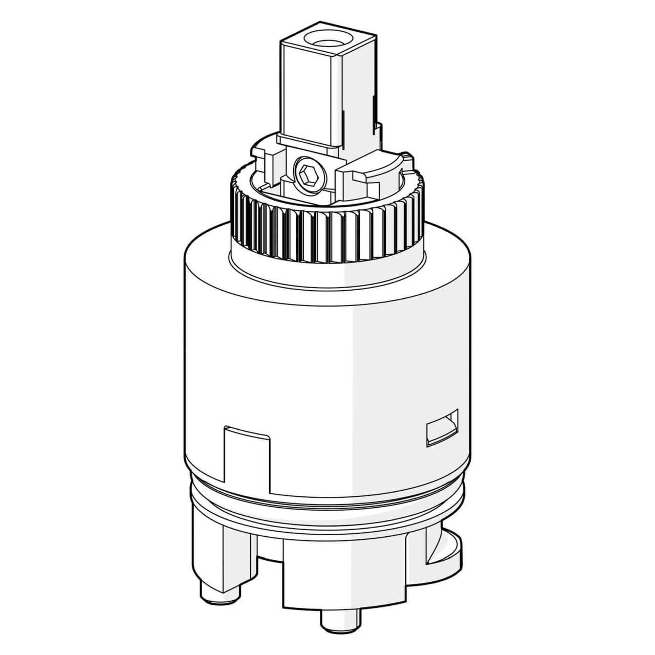 Hansa Kartusche Eco 35 mit Keramikscheiben