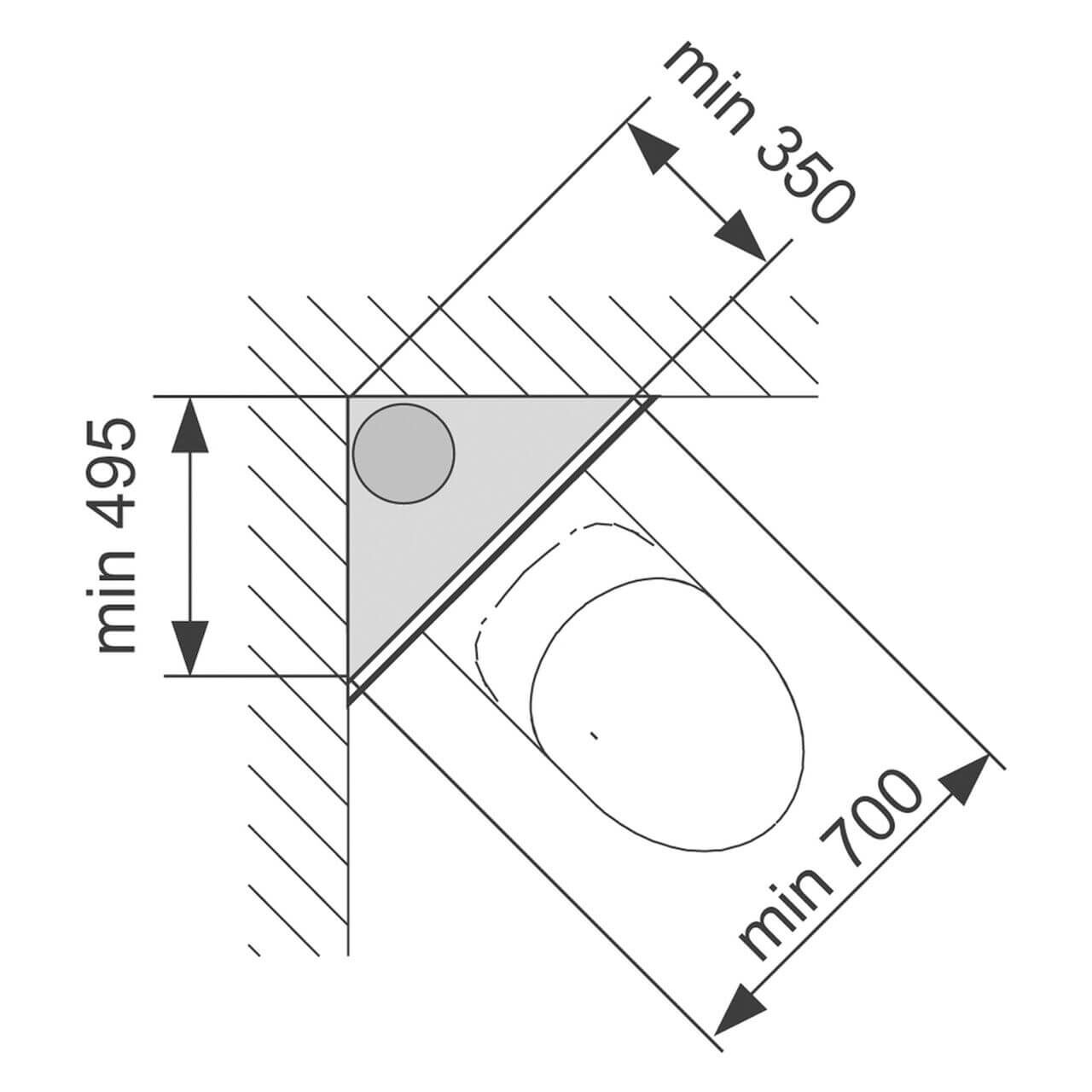 Tece Modulbefestigung Teceprofil Eckmontage