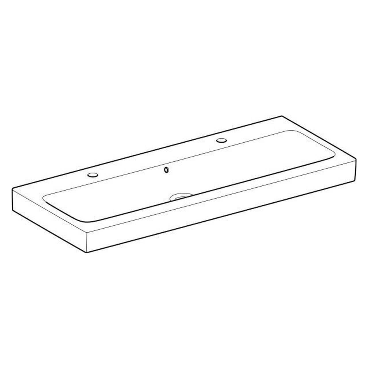 Geberit Waschtisch Icon weiß 1200x160mm