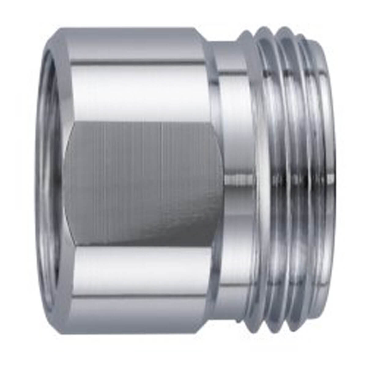 Neoperl Reduziernippel M 22 x 1 x 1/2" Messing verchromt