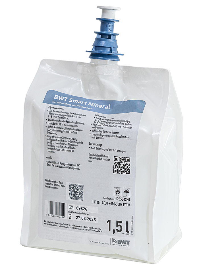 BWT Smart Mineral L1/LE 1,5 l - Mineralstoff für Dosieranlagen