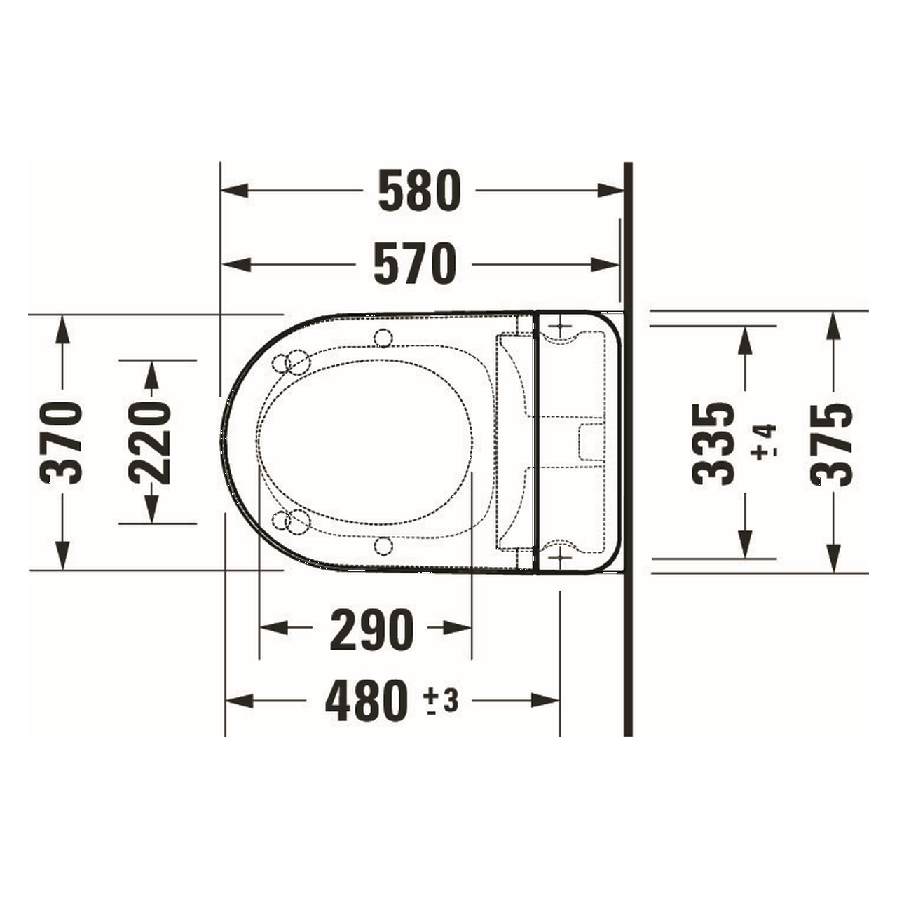 Duravit - Kompakt-Dusch-Tiefspül-WC - D-Neo