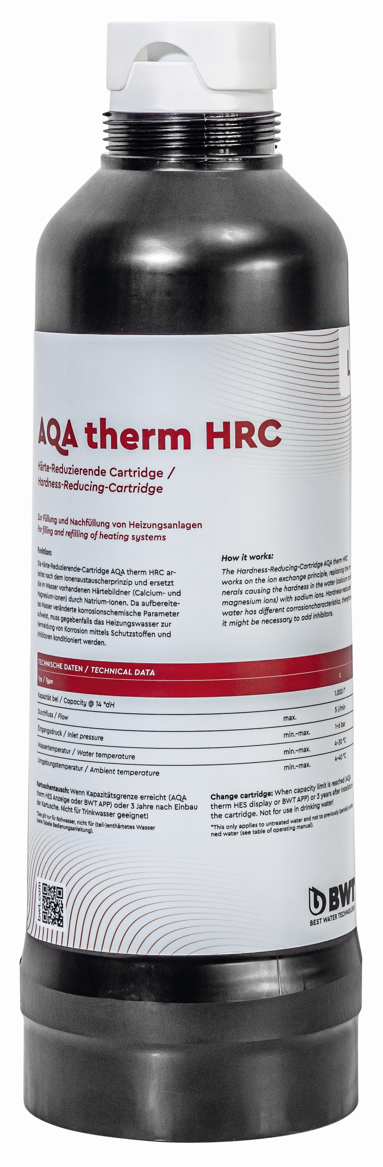 BWT AQA therm Kartusche HRC Large 700 l 0,3 m³/h Härte reduzierend