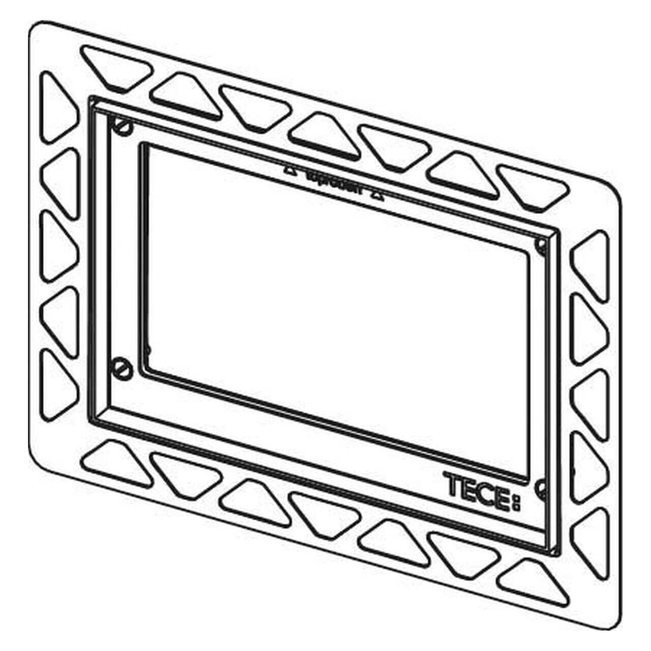 Tece WC-Einbaurahmen Weiß für flächenbündige Montage