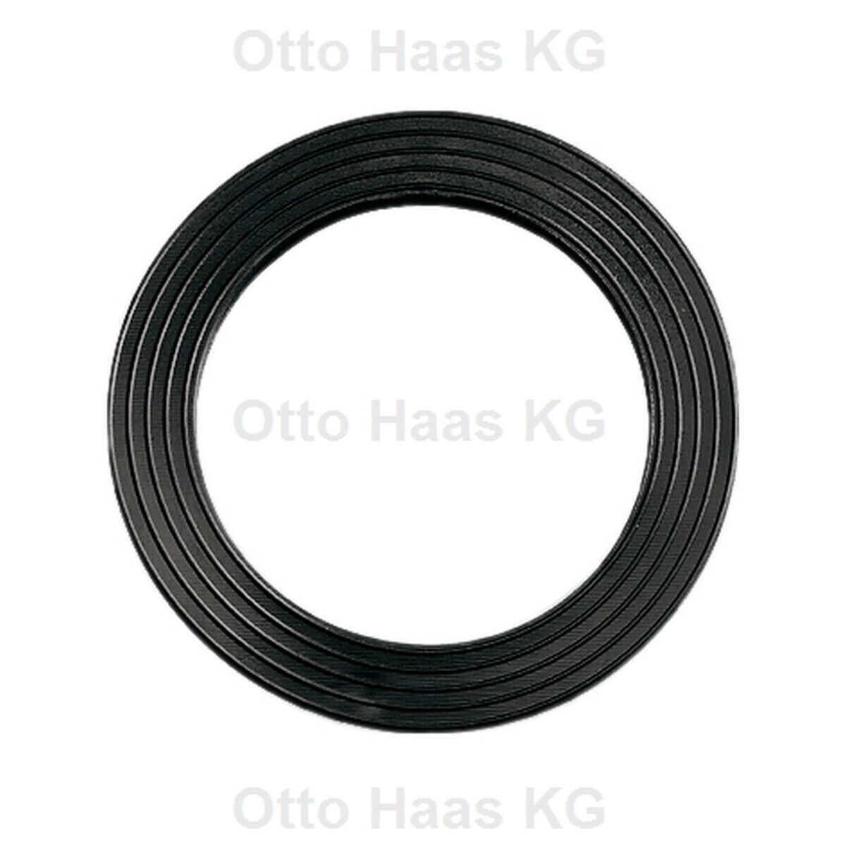 Haas Ablaufventildichtung 50 x 70 x 3 mm schwarz für Ablaufventil-Unterteil