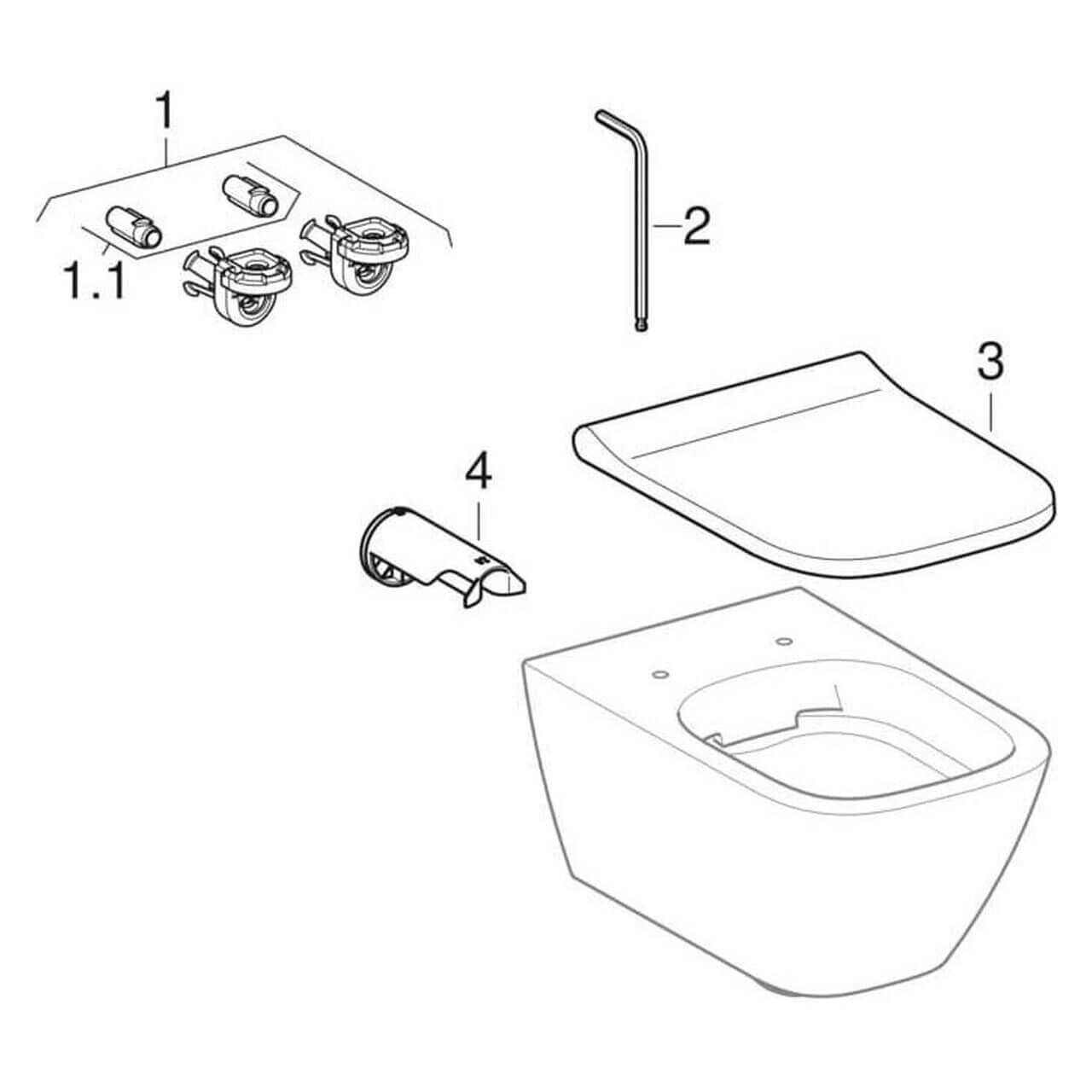 Geberit Wand-WC Smyle Square Rimfree KeraTect 4,5 l Weiß (500208018) – jetzt bei Meds24 Geberit Wand-WC Smyle Square Rimfree KeraTect 4,5 l Weiß (500208018)