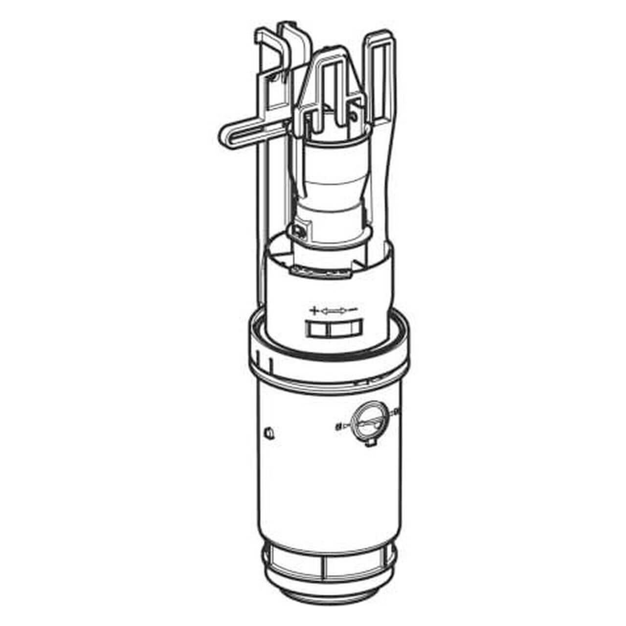 Geberit Spülventil Kappa Unterputz Spülkasten 15 cm