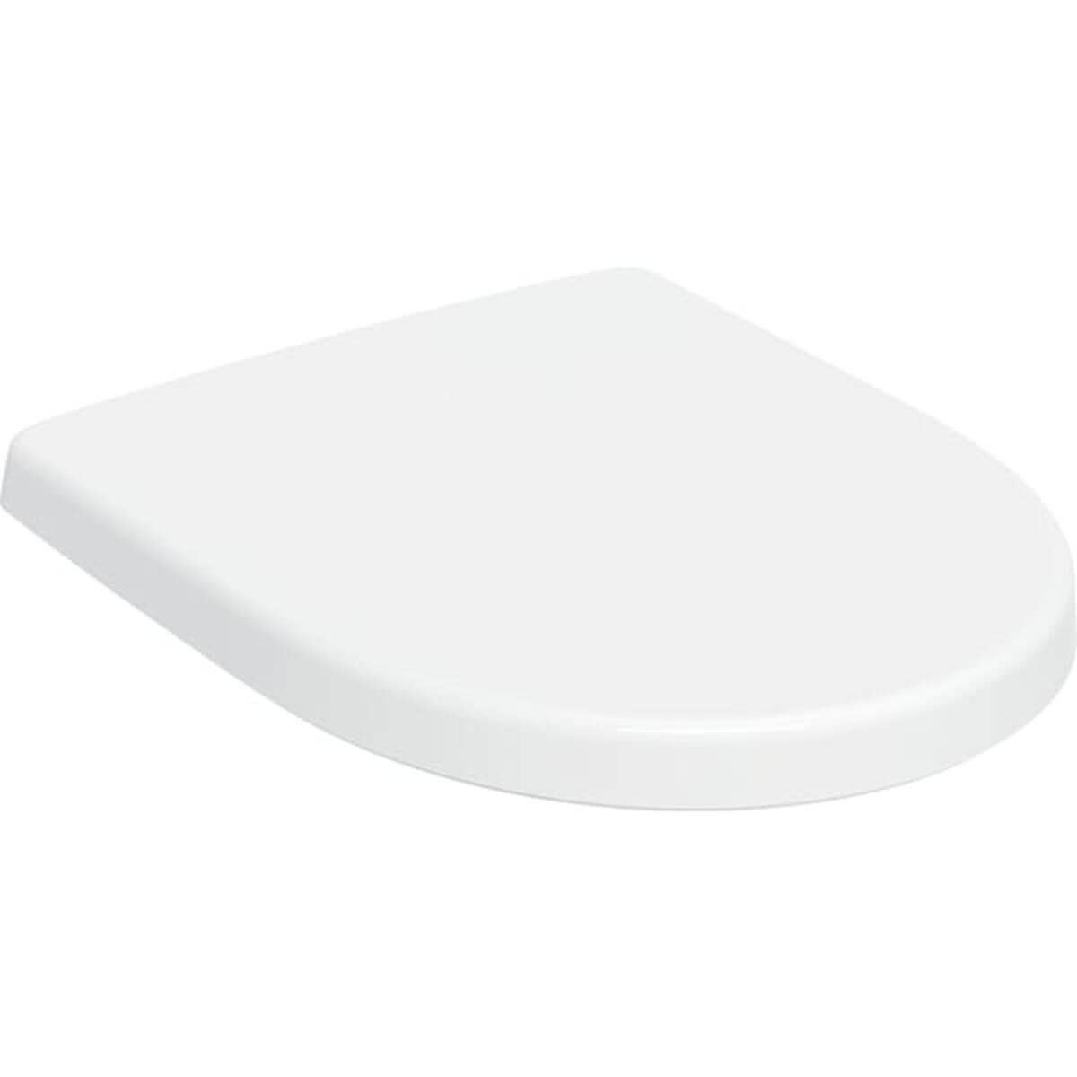 Geberit WC-Sitz iCon Scharniere edelstahl weiß