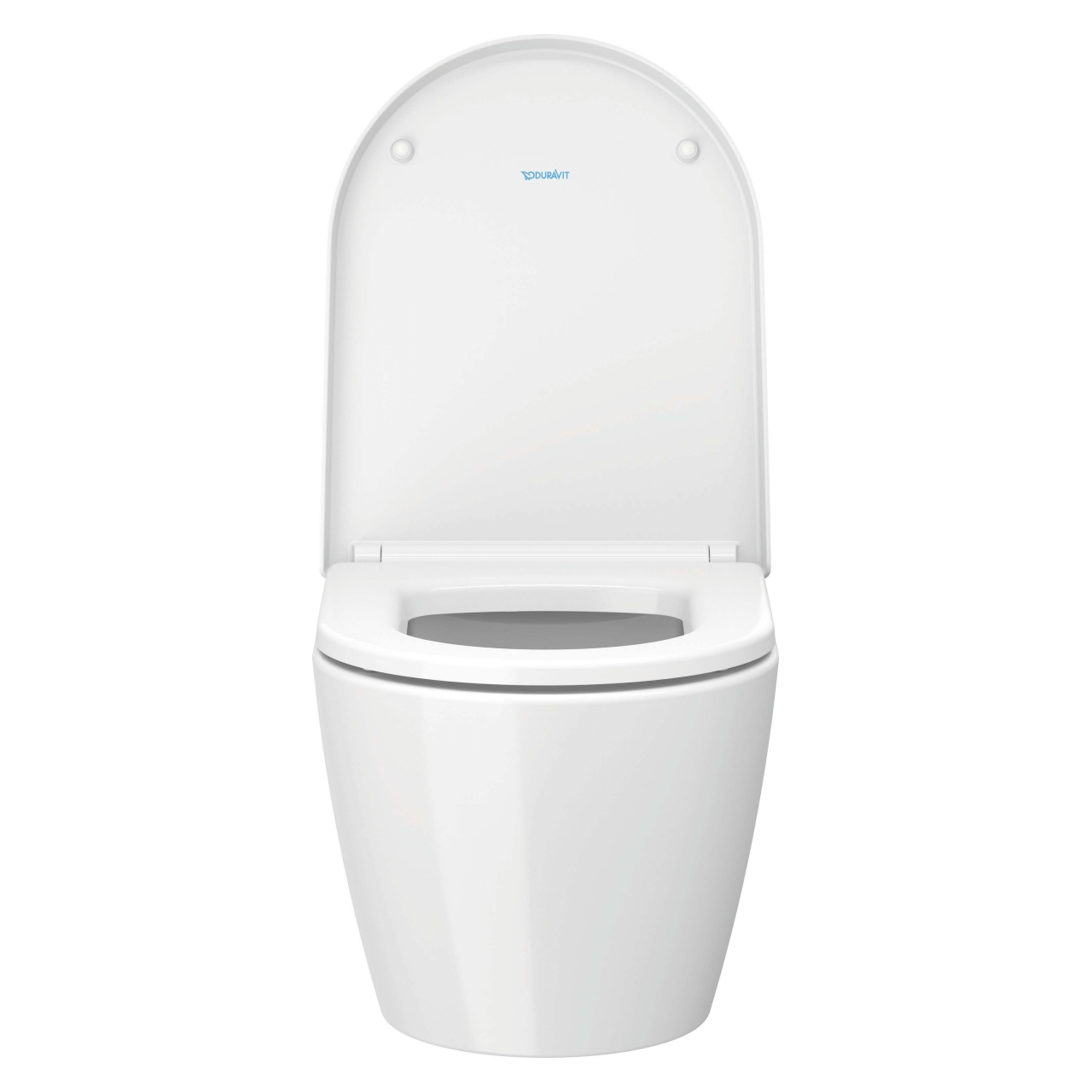Duravit Wand-Tiefspül-WC Set Me by Starck HygieneFlush Rimless mit WC-Sitz Weiß