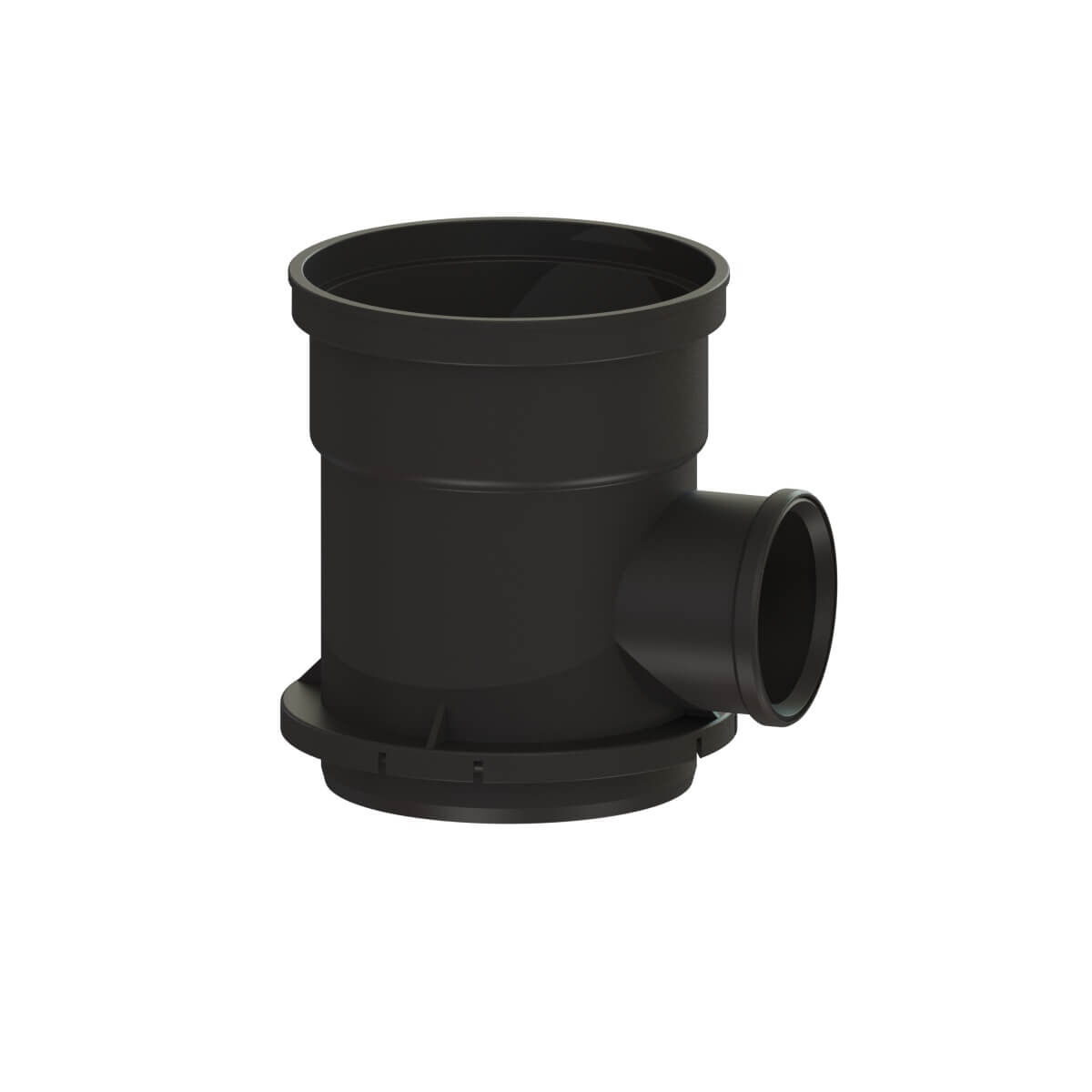 Kessel Zwischenstück 240 mm Aufbauhöhe d= 235 mm mit seitlichem Zulauf