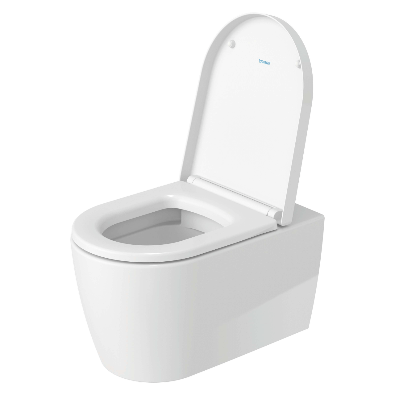 Duravit Wand-Tiefspül-WC Set Me by Starck HygieneFlush Rimless mit WC-Sitz Weiß