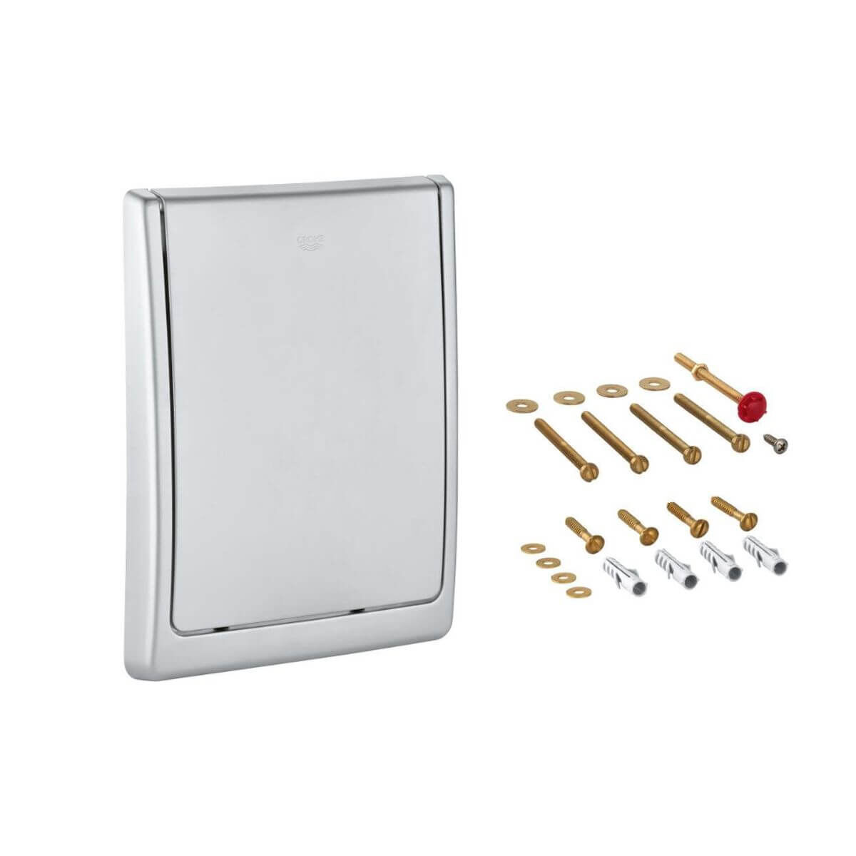 GROHE Drückerplatte 43179 für WC-Druckspüler mattchrom GROHE Drückerplatte 43179 für WC-Druckspüler mattchrom
