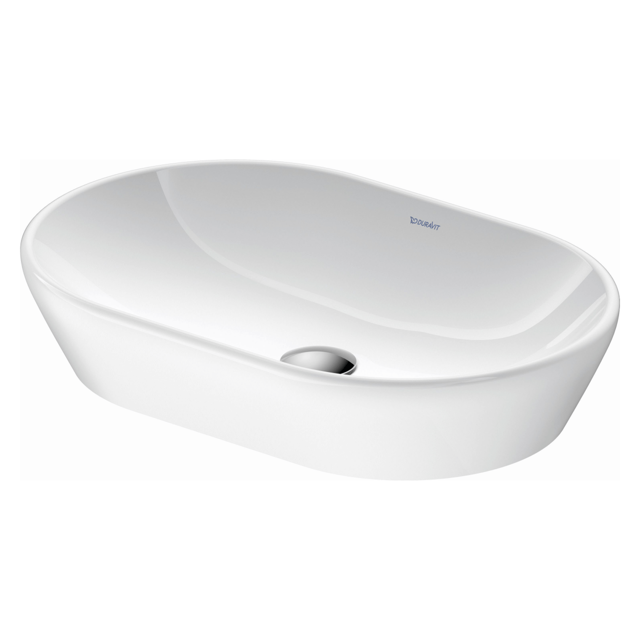 Duravit Aufsatzwaschtisch D-Neo 60x40 cm Weiß ohne Hahnloch (2372600070)