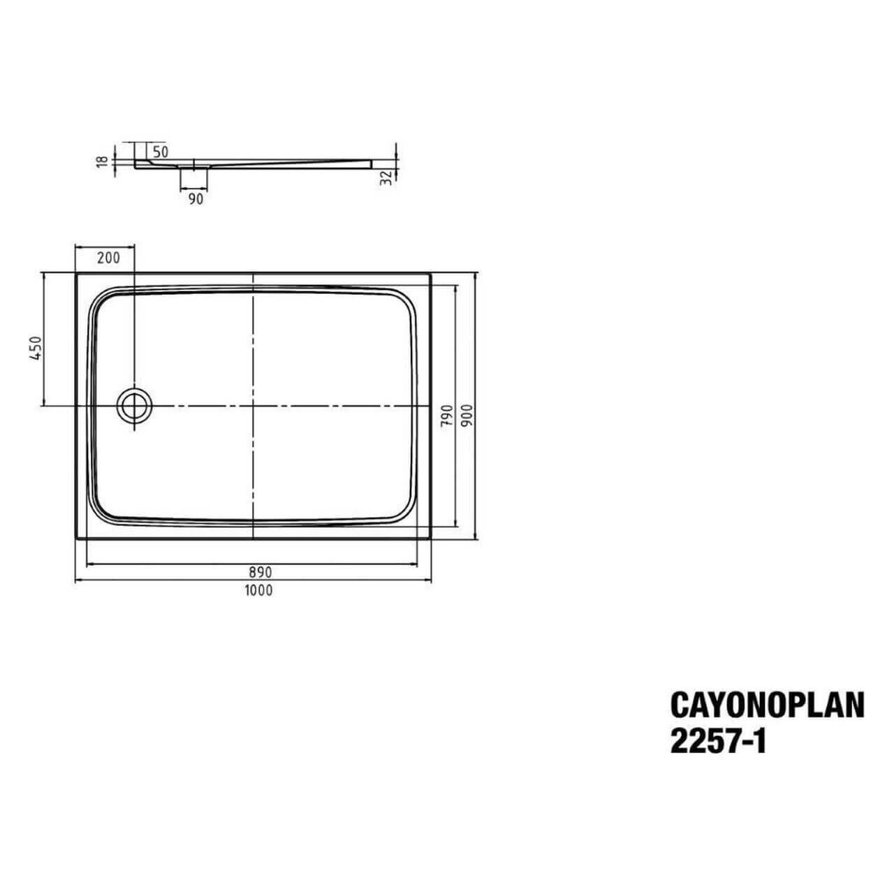 Kaldewei Duschwanne Cayonoplan 90x100 cm Weiß (361700010001) – jetzt bei Meds24 Kaldewei Duschwanne Cayonoplan 90x100 cm Weiß (361700010001)