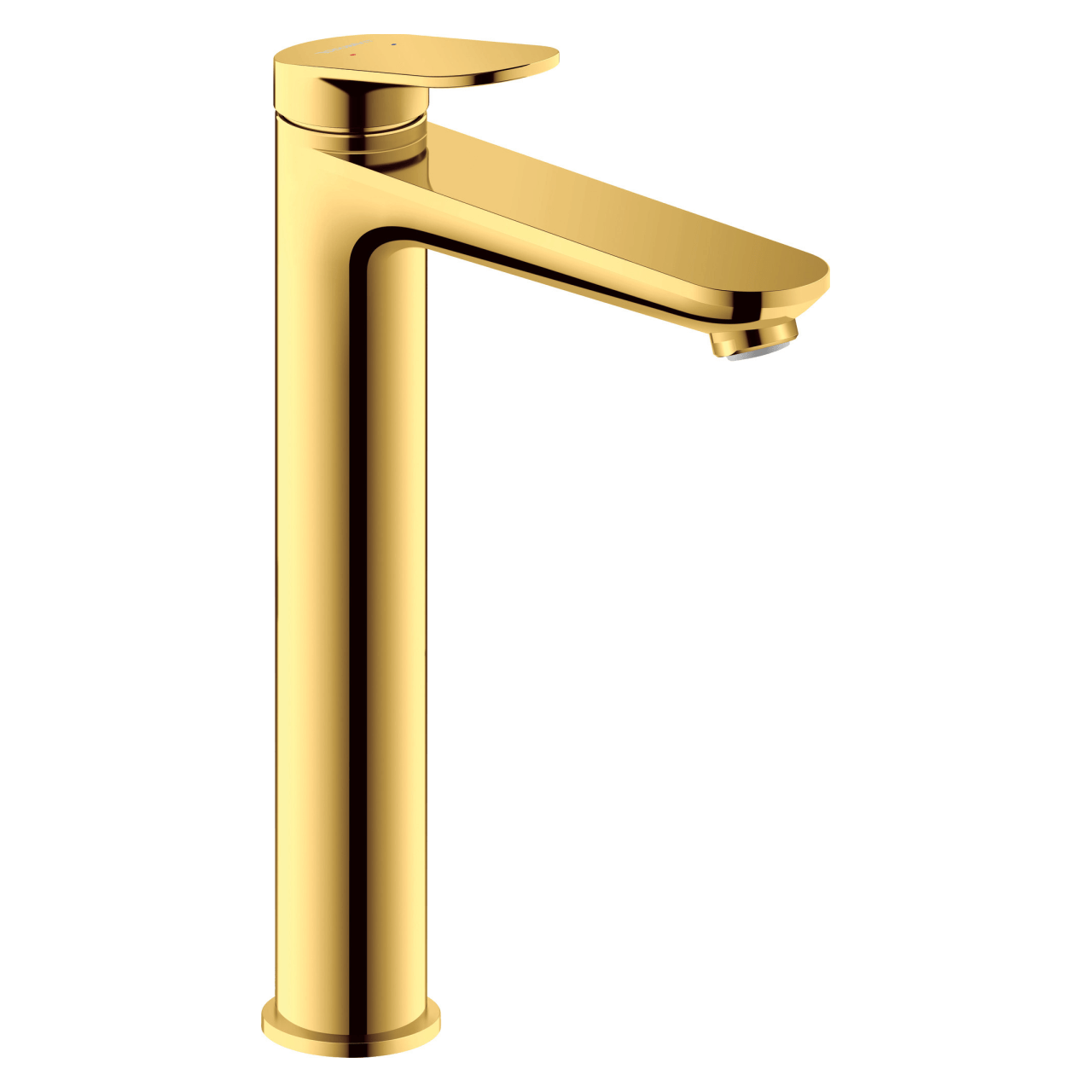 Duravit Waschtischarmatur XL Wave Gold poliert 176 mm ohne Zugstangen-Ablaufgarnitur