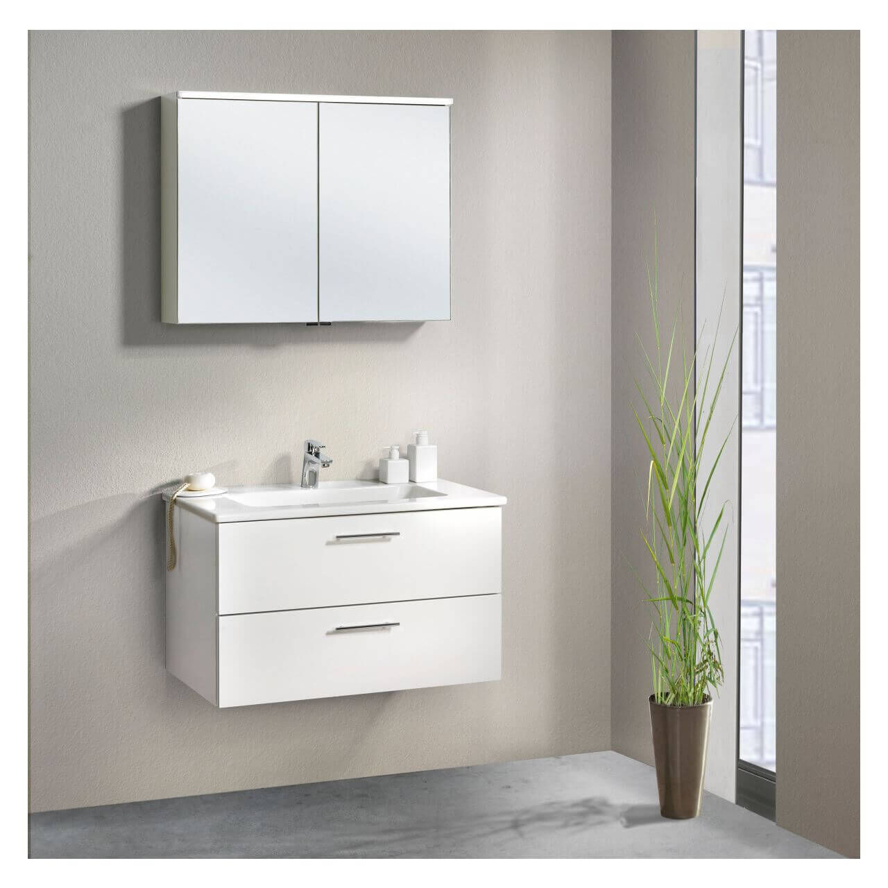 Burgbad Spiegelschr-S Nurro Pure Express 123 cm