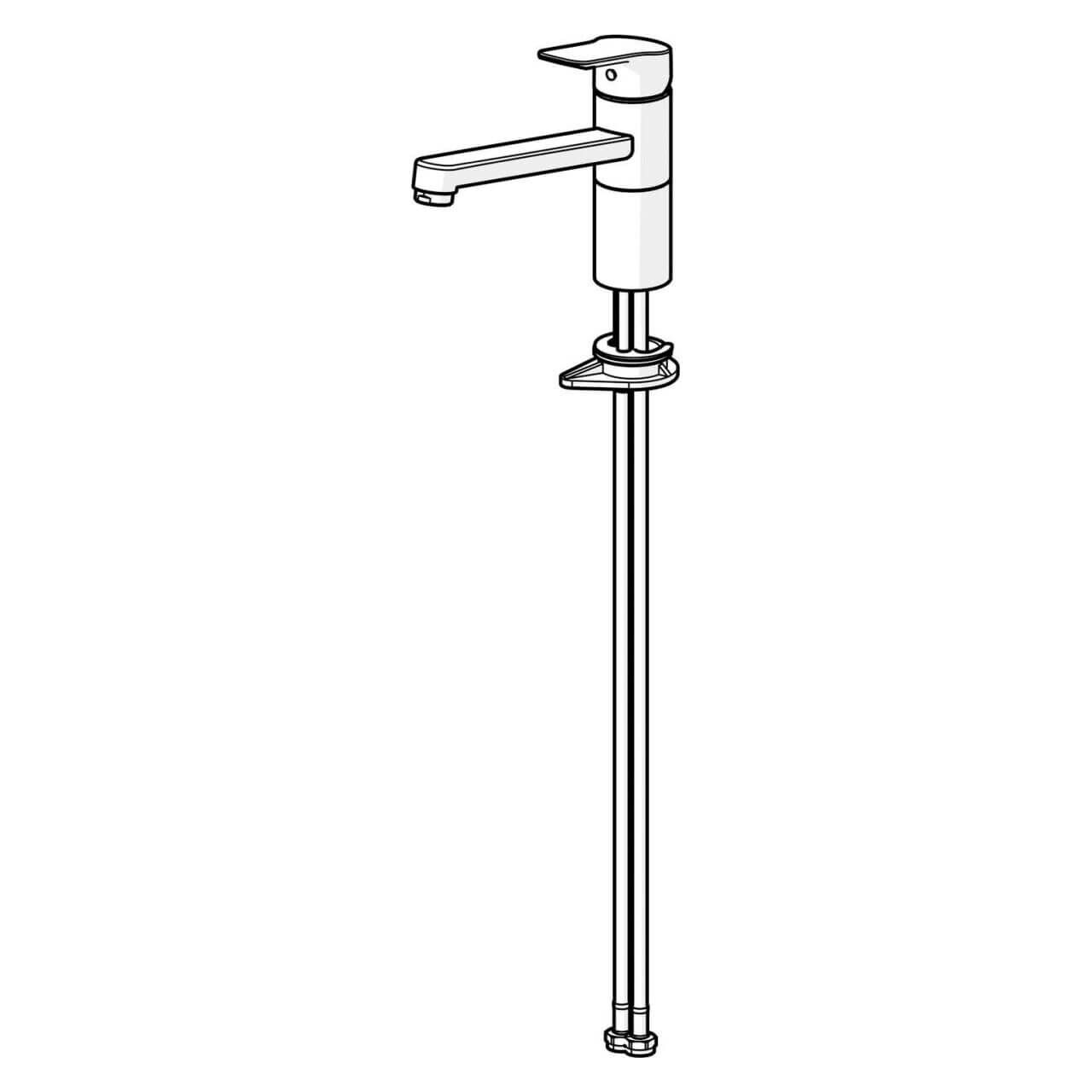 Hansa Spültisch-Einhebelmischer Hansabasic schwenkbar Chrom