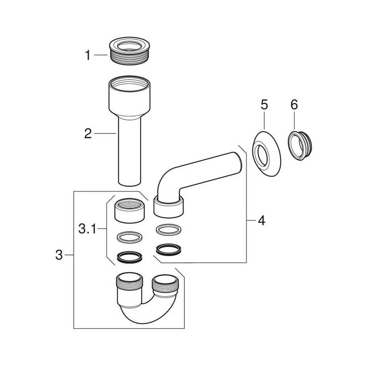 Geberit Röhrengeruchsverschluss Ø 50 mm für Ausgussbecken Weiß (152701111) – jetzt bei Meds24 Geberit Röhrengeruchsverschluss Ø 50 mm für Ausgussbecken Weiß (152701111)