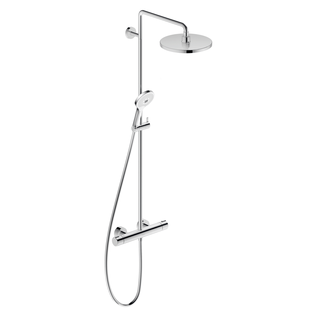 Duravit Duschsystem C.1 350 mm mit Brausethermostat Chrom (C14280008010)