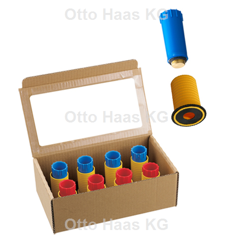 Haas Dichtfix Kombi-Paket OHA - Abdichtset rot/blau 1/2"