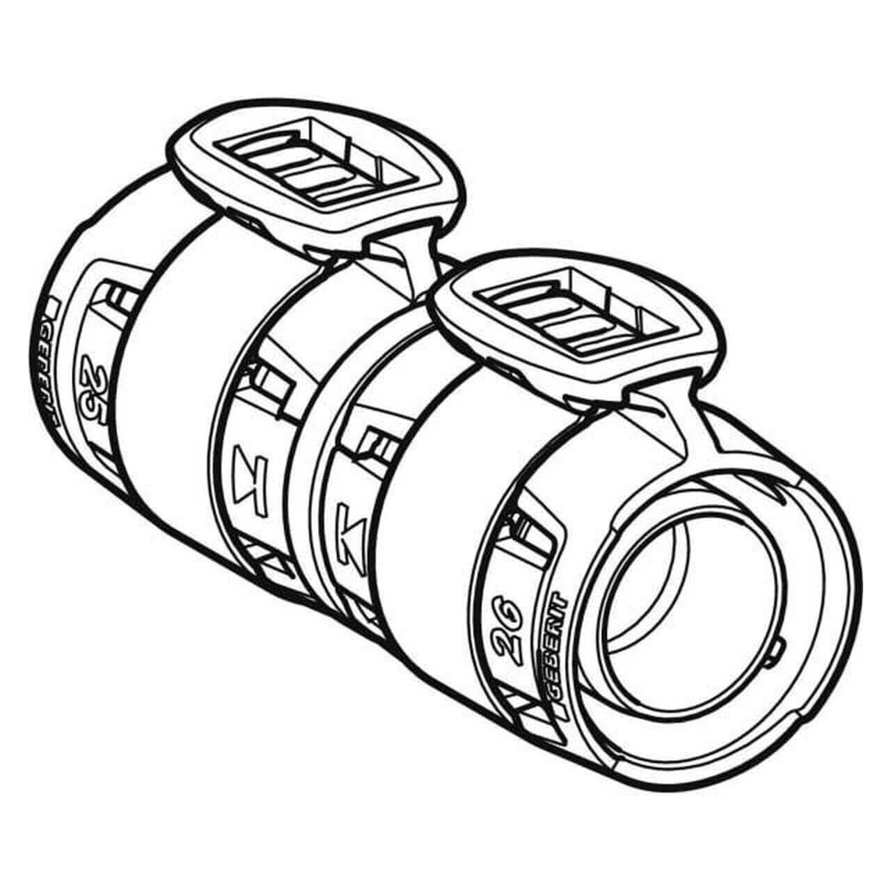 Geberit Übergang FlowFit auf Mepla Ø 20 mm