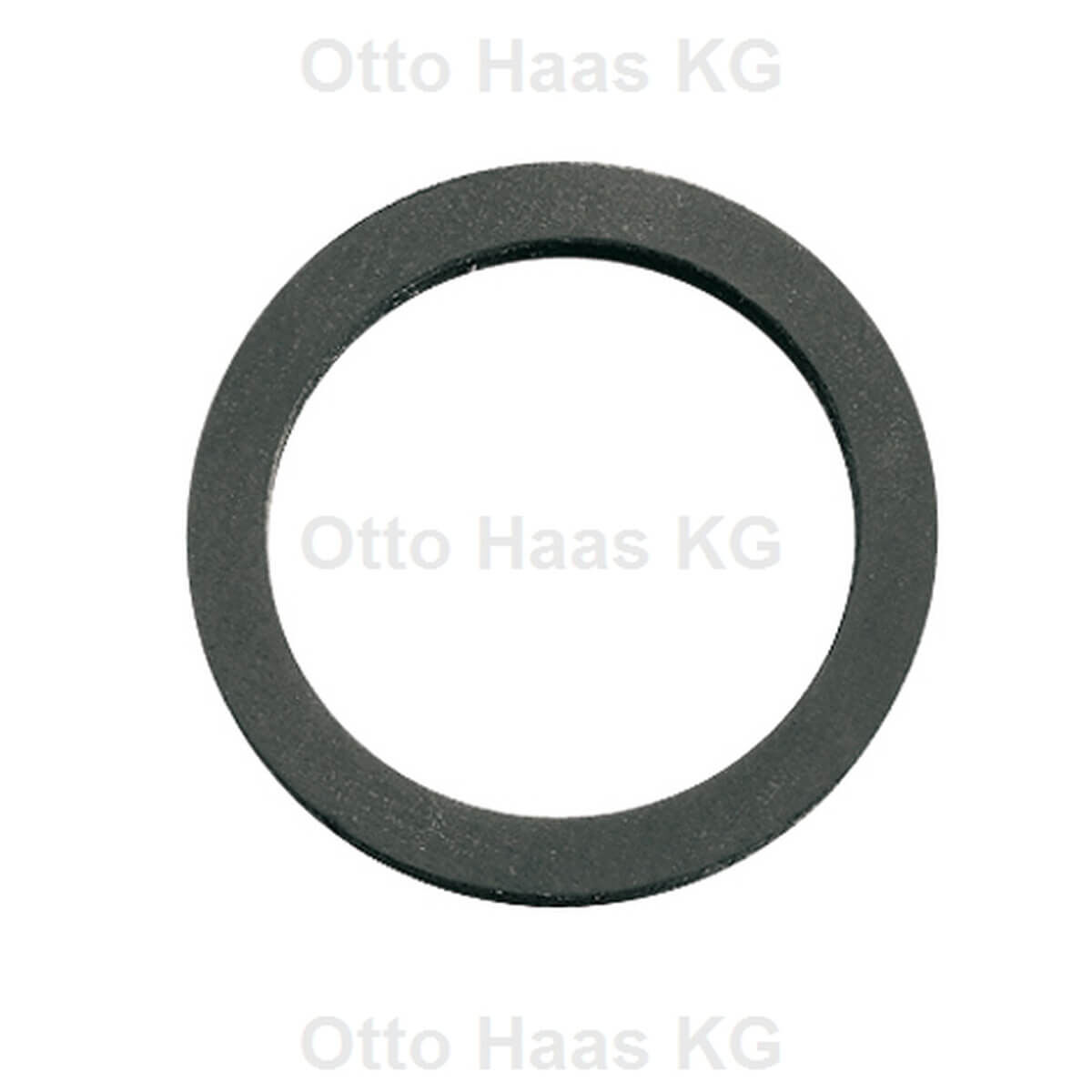 Haas Anschlussdichtung 12 x 23 x 3 mm 1/2" für Waschmaschine Gummi schwarz