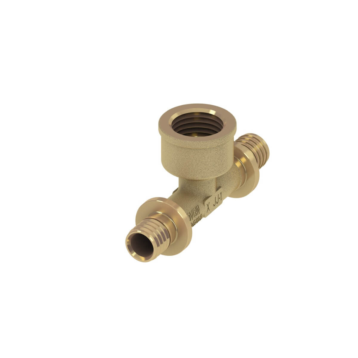 Tece T-Stück TECEflex 16 mm x Rp 1/2 x 16 mm IG Siliziumbronze