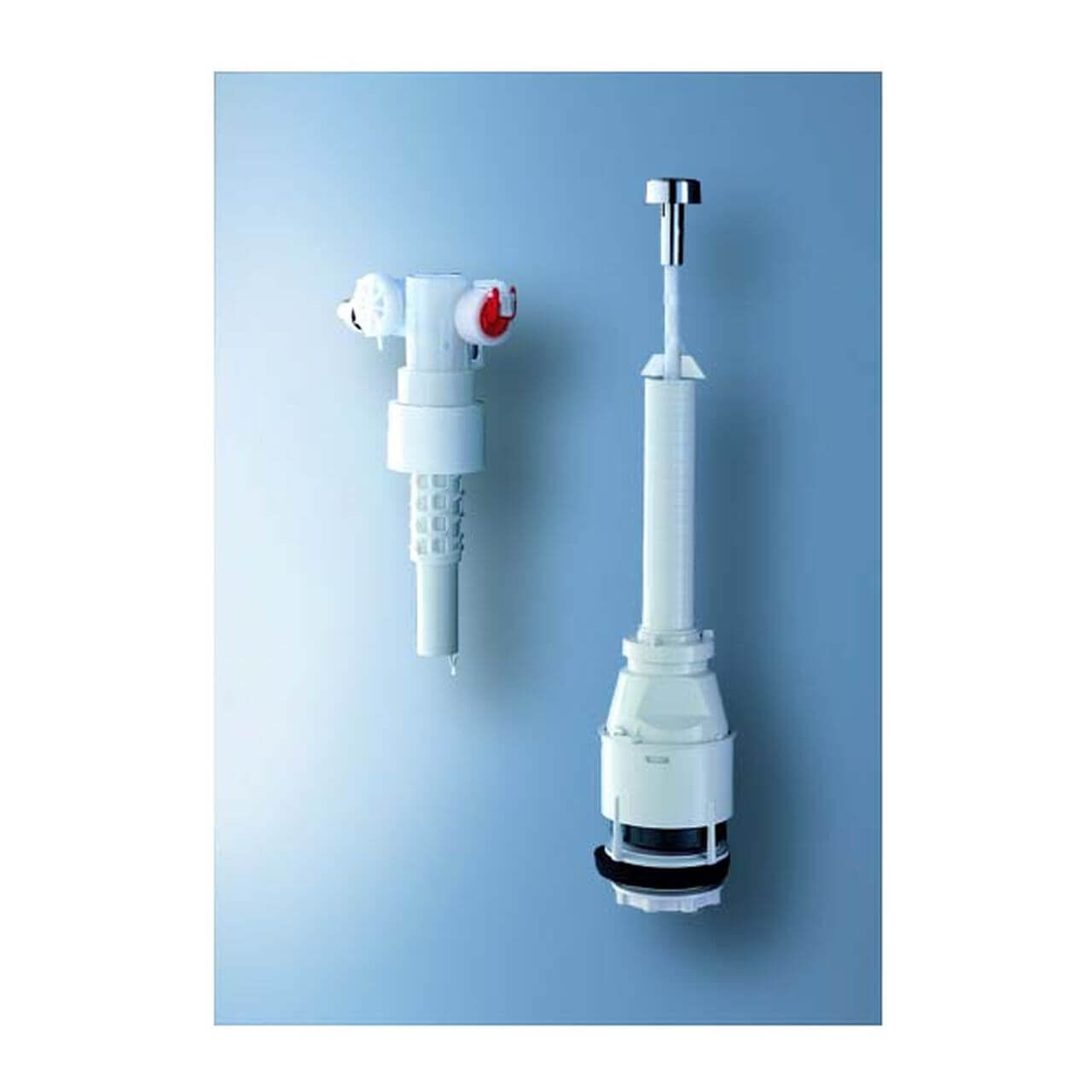 Grohe - Austauschgarnitur | Aufsatz-Spülkästen Mattchrom/Chrom