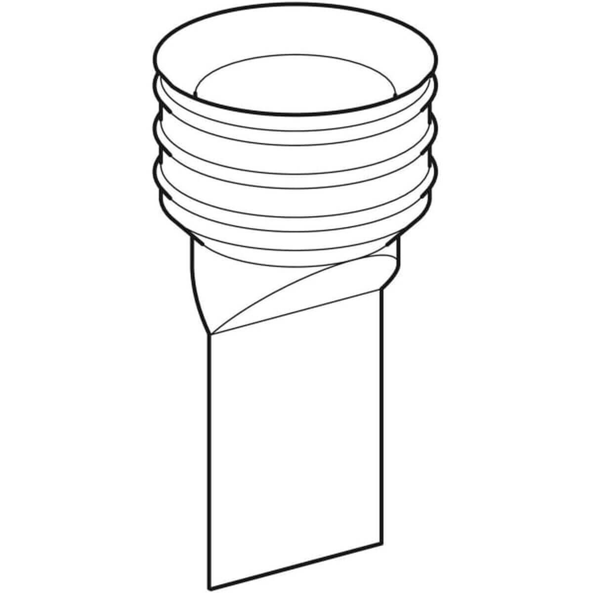 Geberit Geruchsverschluss schwarz für Urinal