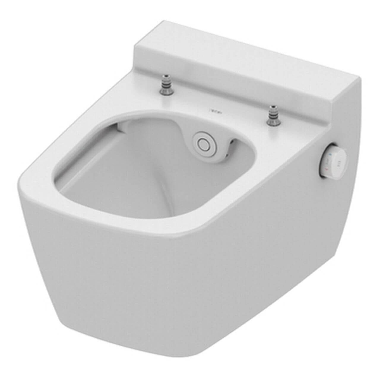 Tece Wand-WC Teceone mit Duschfunktion Weiß Spülrandlos