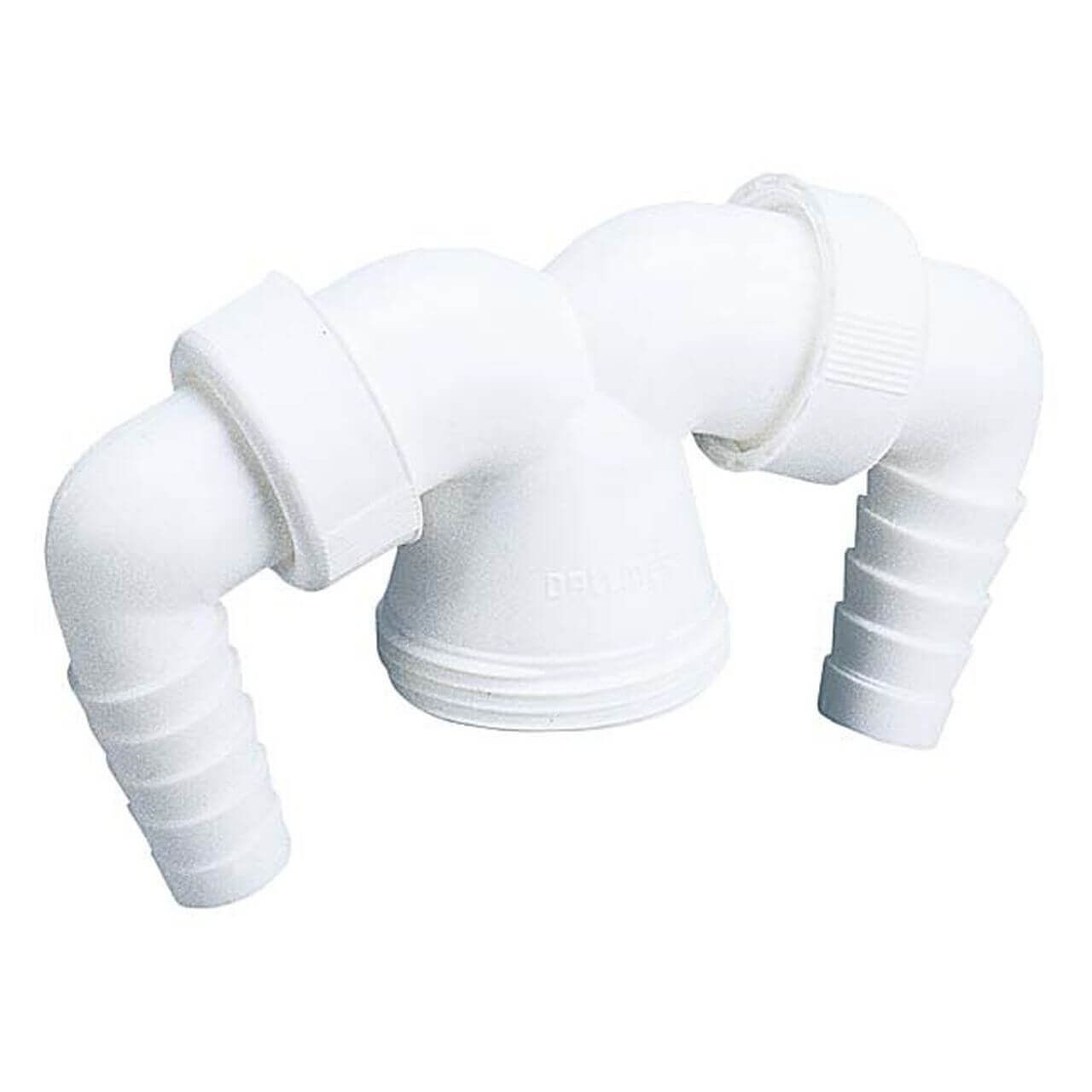 Dallmer Doppelanschluss 012 1 1/2" für 2 Waschgeräte an 1 Siphon (090256)
