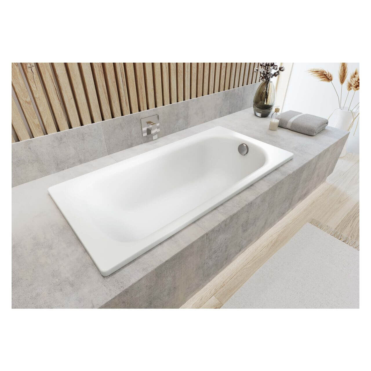 Kaldewei Badewanne Saniform Plus 160x70 cm Weiß (111700010001)