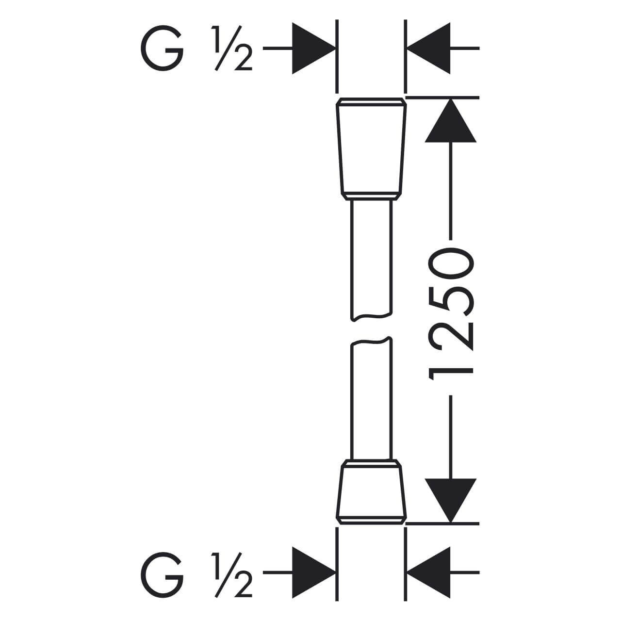 hansgrohe Brauseschlauch Isiflex 1250mm, weiß (10128226) – jetzt bei Meds24 hansgrohe Brauseschlauch Isiflex 1250mm, weiß (10128226)