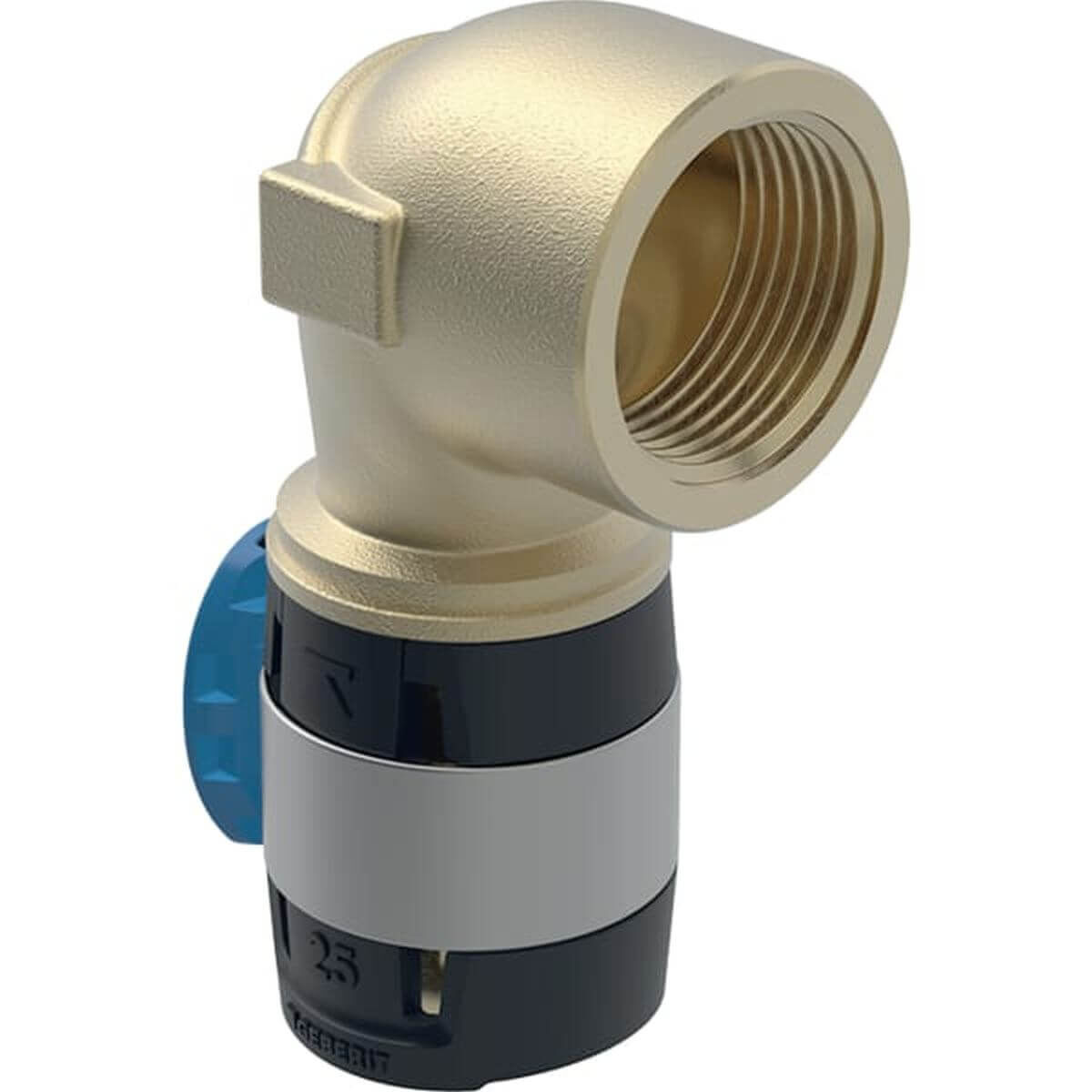 Geberit Übergangsbogen FlowFit Ø 20 mm R 1/2 90° mit Innengewinde