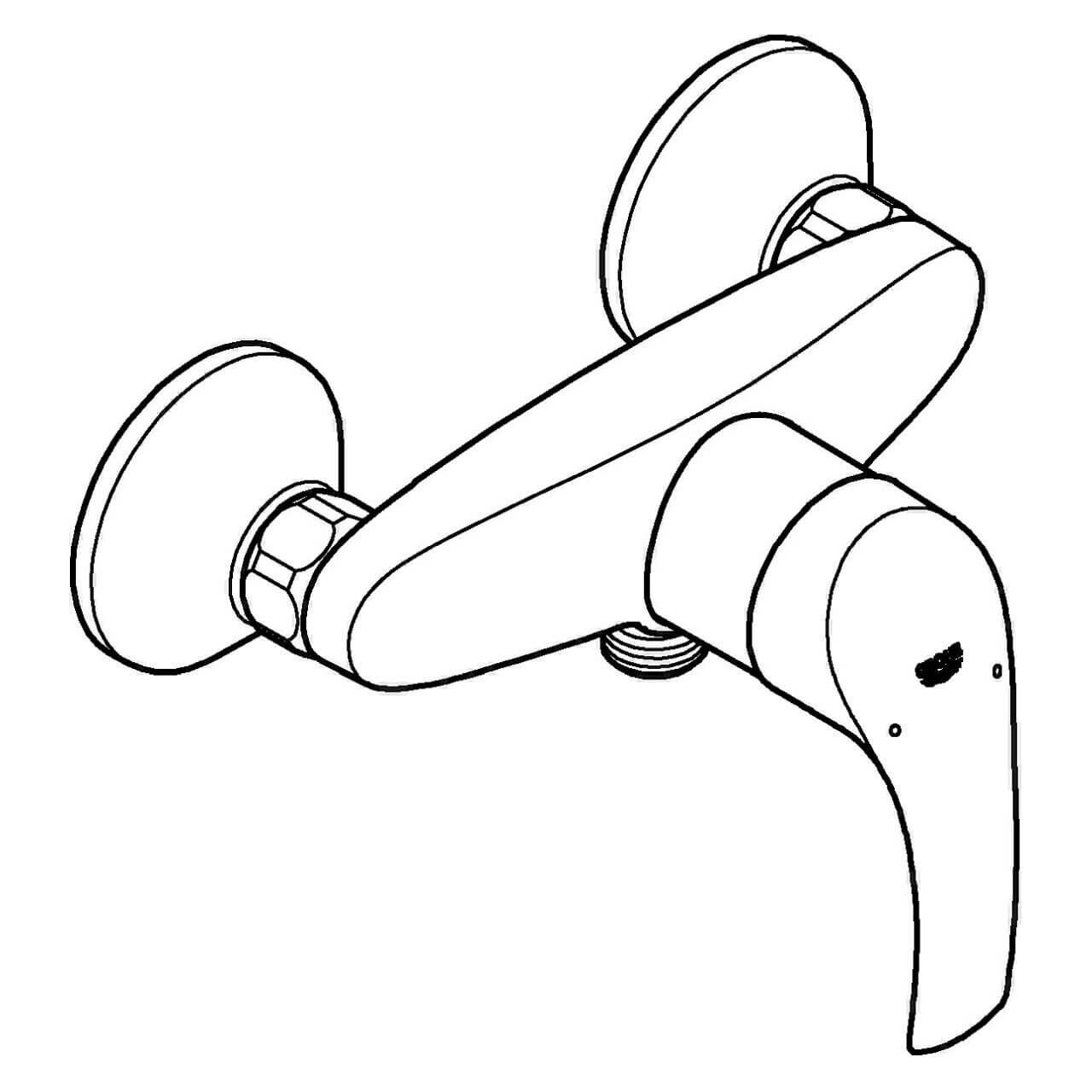 Grohe Brausemischer Eurosmart Wandmontage Chrom (33555002) – jetzt bei Meds24 Grohe Brausemischer Eurosmart Wandmontage Chrom (33555002)