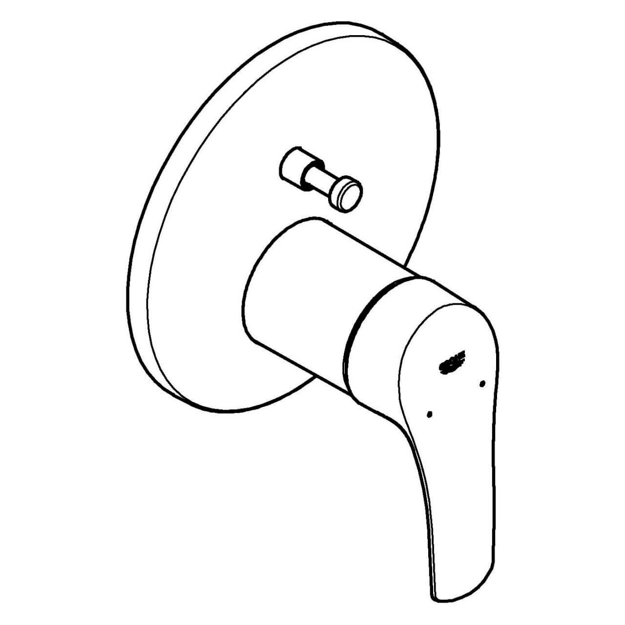 Grohe Badarmatur Eurosmart Chrom (24043003)