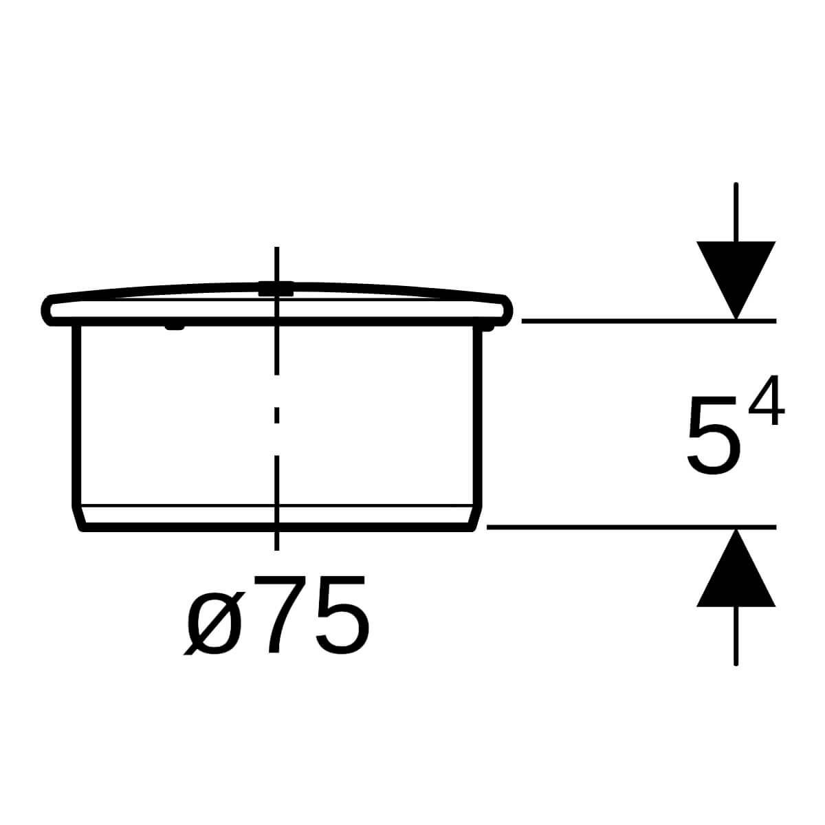 Geberit Muffenstopfen Silent PP DN 70 schalloptimiert PP-MD