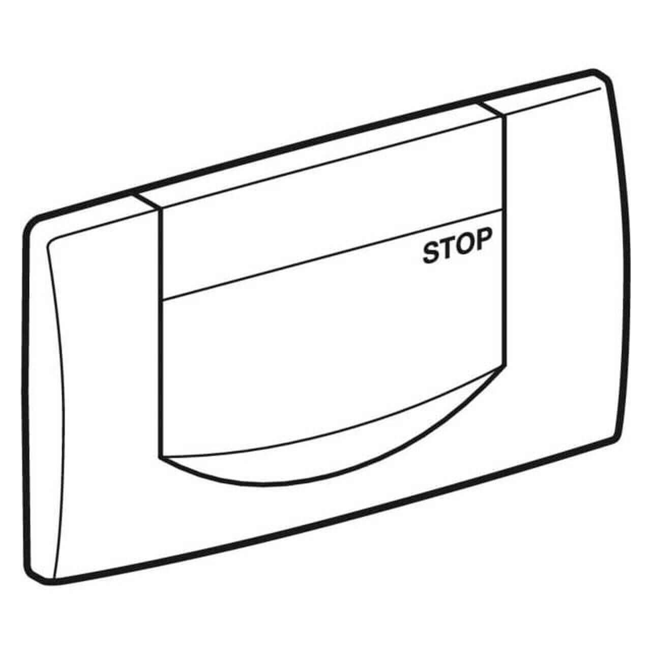 Geberit Betätigungsplatte 200F Mattchrom für Spül-Stopp-Spülung (115222461) – jetzt bei Meds24 Geberit Betätigungsplatte 200F Mattchrom für Spül-Stopp-Spülung (115222461)