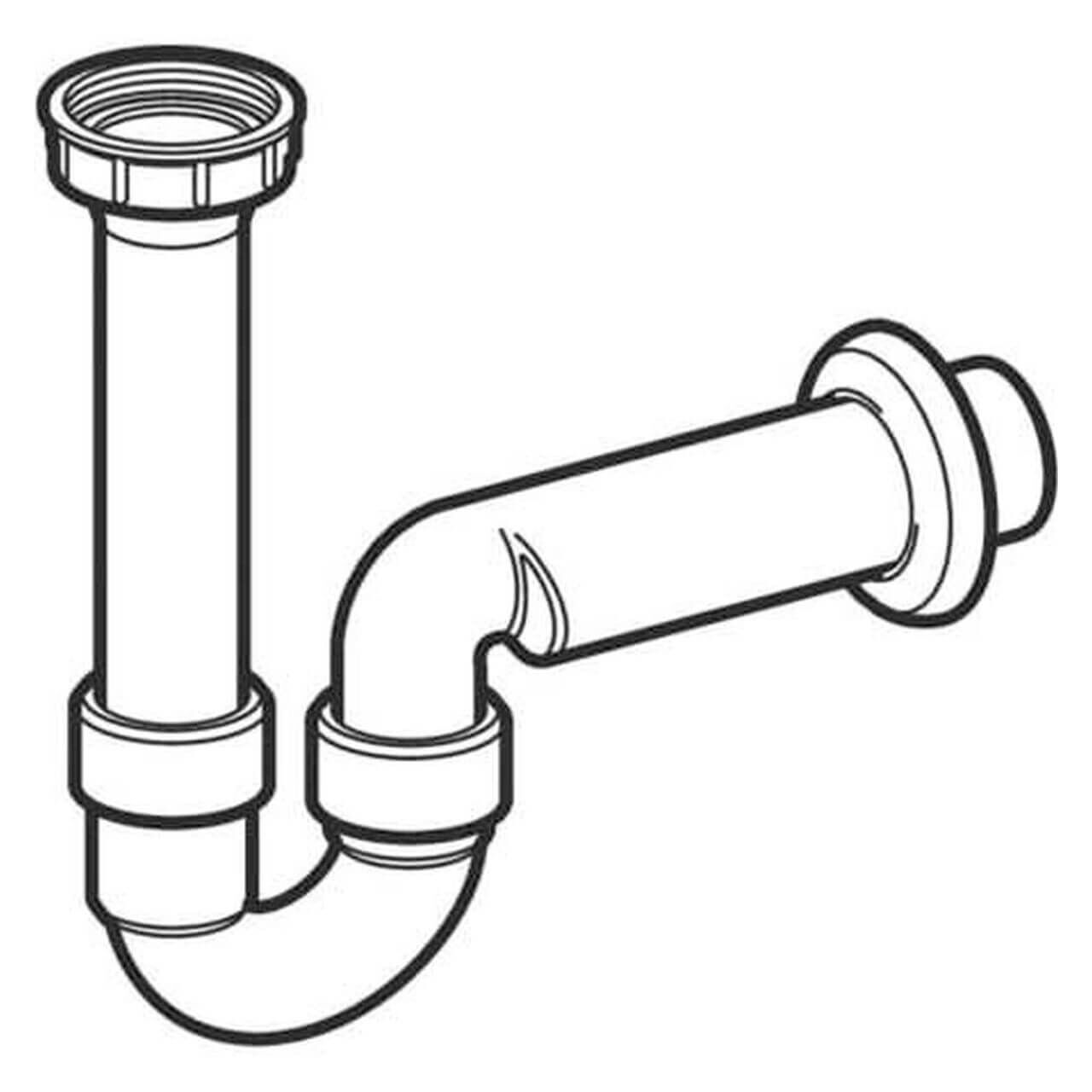 Standrohr Für Gastro-Spülbecken – 50 Mm Außen, 330 Mm Höhe, Edelstahl CNS